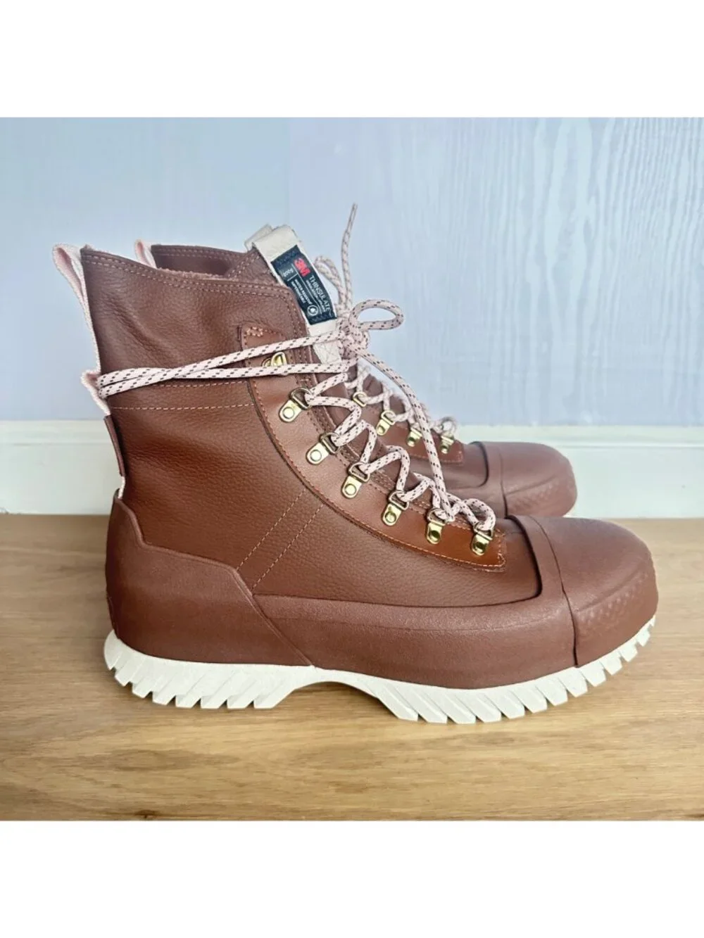 ⭐Chuck Taylor All Star Lugged 2.0 CC X-Hi Waterproof Boots Brown 8 Mens A12899C⭐